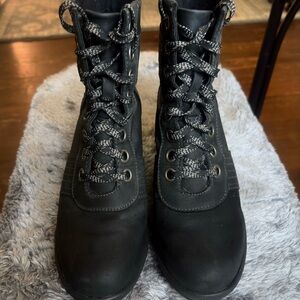 Sorel Lexie black wedge ankle boots
